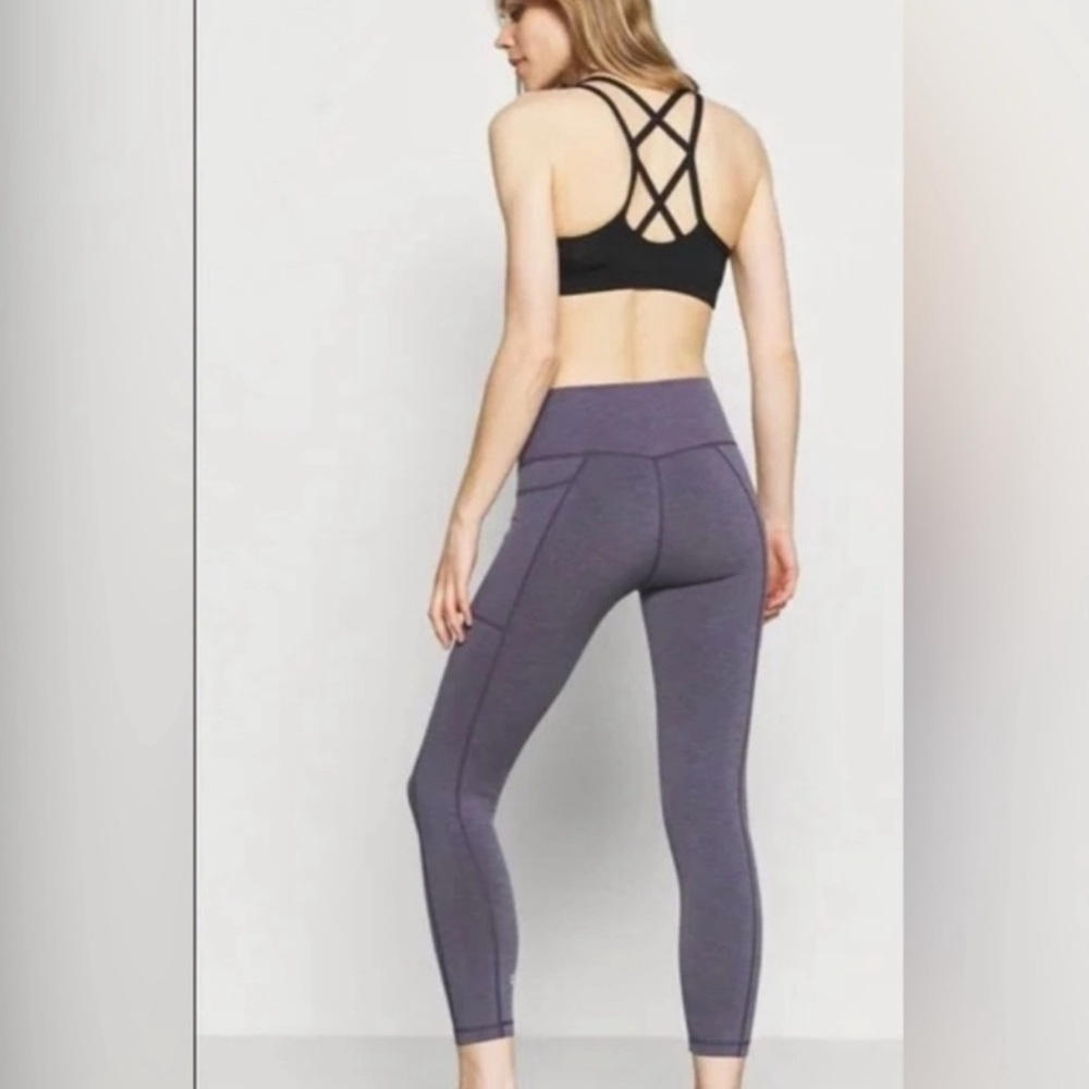 Sweaty Betty super sculpt purple 7/8 length leggings XS